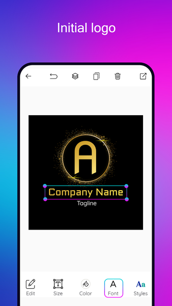 Logo maker AI Logo generator - عکس برنامه موبایلی اندروید