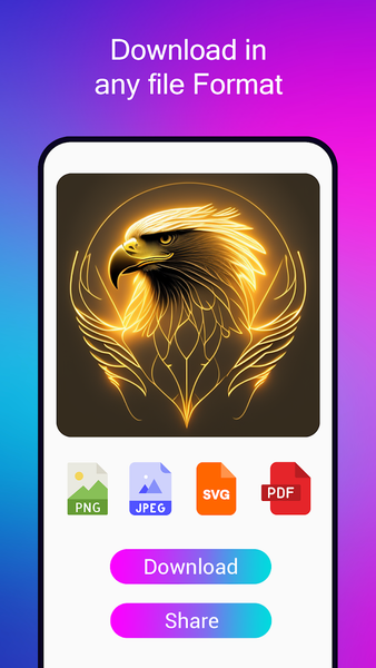Logo maker AI Logo generator - عکس برنامه موبایلی اندروید