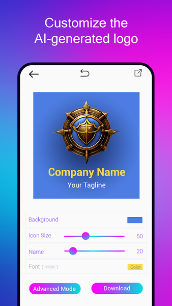 Logo maker AI Logo generator - عکس برنامه موبایلی اندروید
