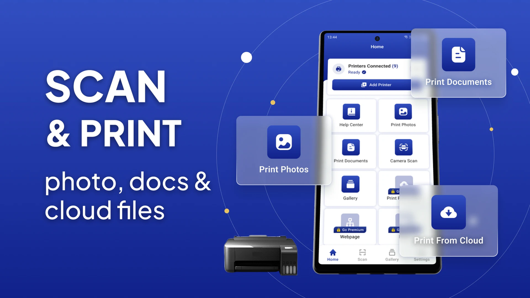 Mobile Printer: Print & Scan - عکس برنامه موبایلی اندروید