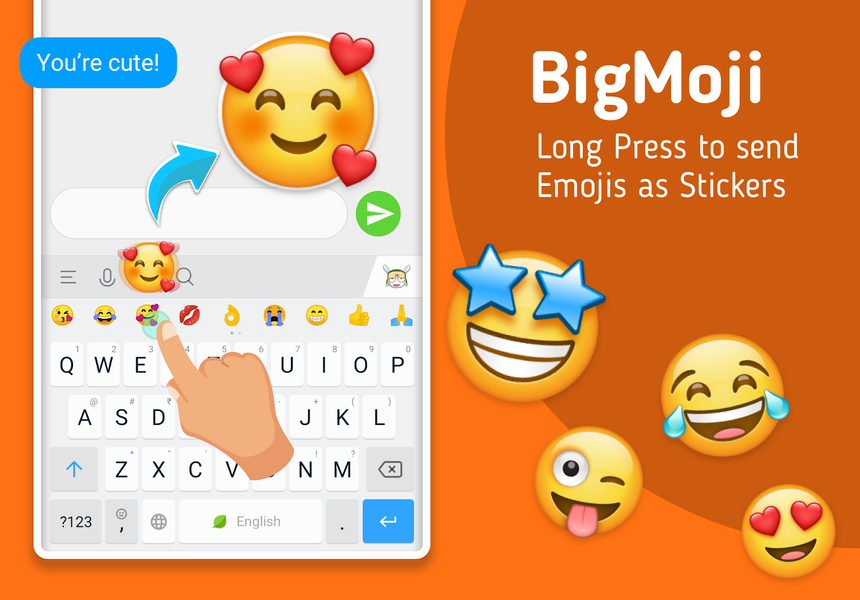 Mint Keyboard:Fonts,Emojis - عکس برنامه موبایلی اندروید