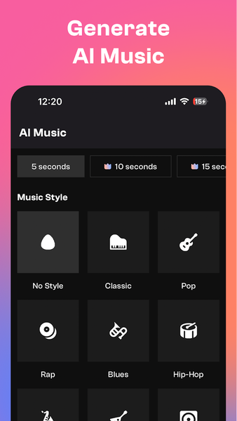 AI Song Generator & AI Cover - Image screenshot of android app