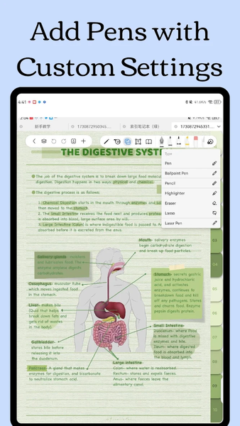 Freenotes - Notes Taking & PDF - عکس برنامه موبایلی اندروید