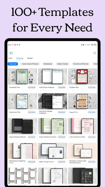 Freenotes - Notes Taking & PDF - عکس برنامه موبایلی اندروید