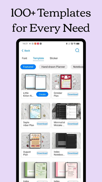 Freenotes - Notes Taking & PDF - عکس برنامه موبایلی اندروید