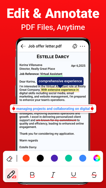 AI PDF Editor - عکس برنامه موبایلی اندروید
