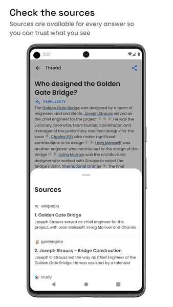 Perplexity - Ask Anything - Image screenshot of android app