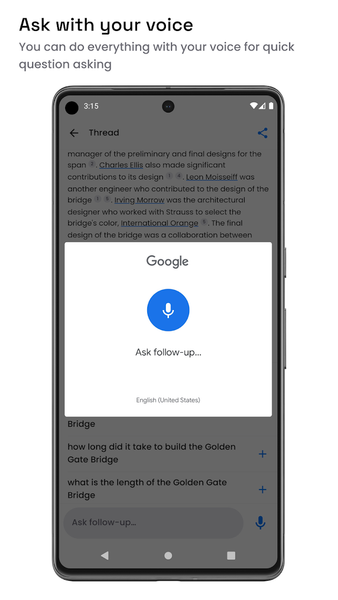 Perplexity - Ask Anything - Image screenshot of android app