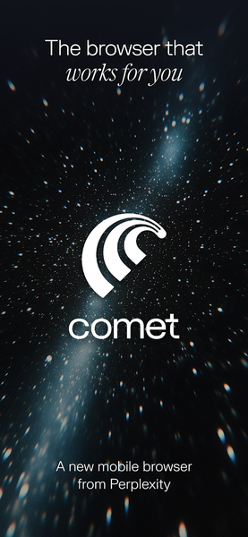 Comet: AI Browser & Assistant - Image screenshot of android app