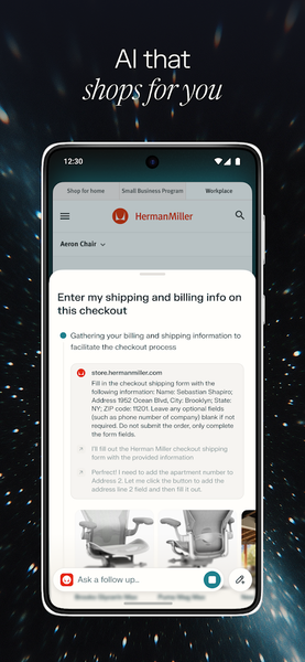 Comet: AI Browser & Assistant - Image screenshot of android app