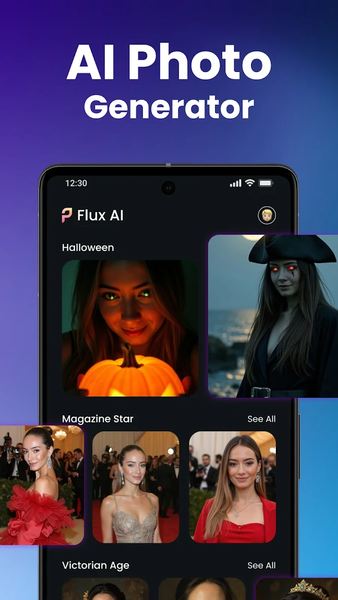 Flux AI: Photo Creator - عکس برنامه موبایلی اندروید