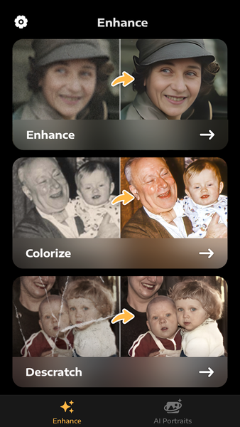 Evoke - AI Photo Enhancer - عکس برنامه موبایلی اندروید