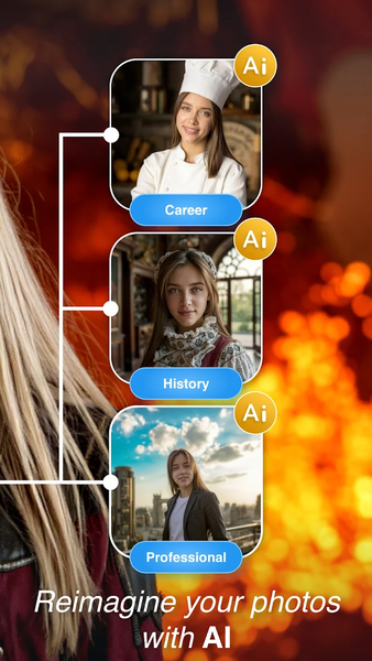 AI Photo Generator: myFace App - عکس برنامه موبایلی اندروید