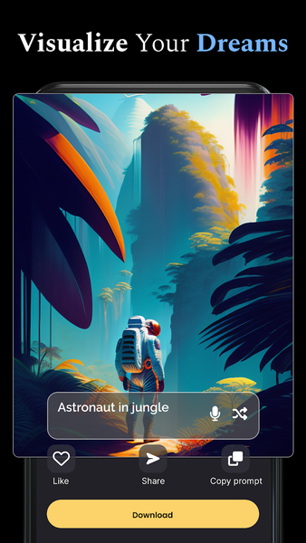 Kyral: Imagine AI Art, Video - عکس برنامه موبایلی اندروید