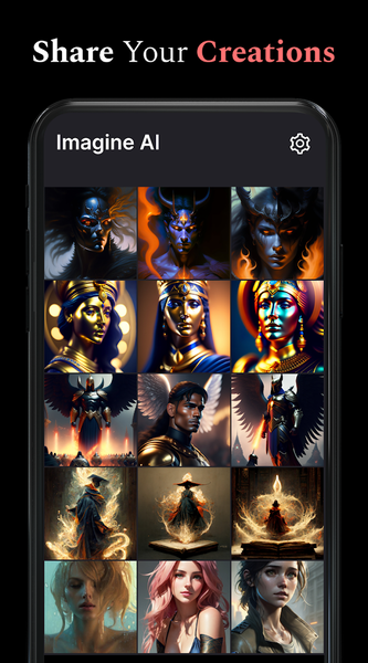 Kyral: Imagine AI Art, Video - عکس برنامه موبایلی اندروید