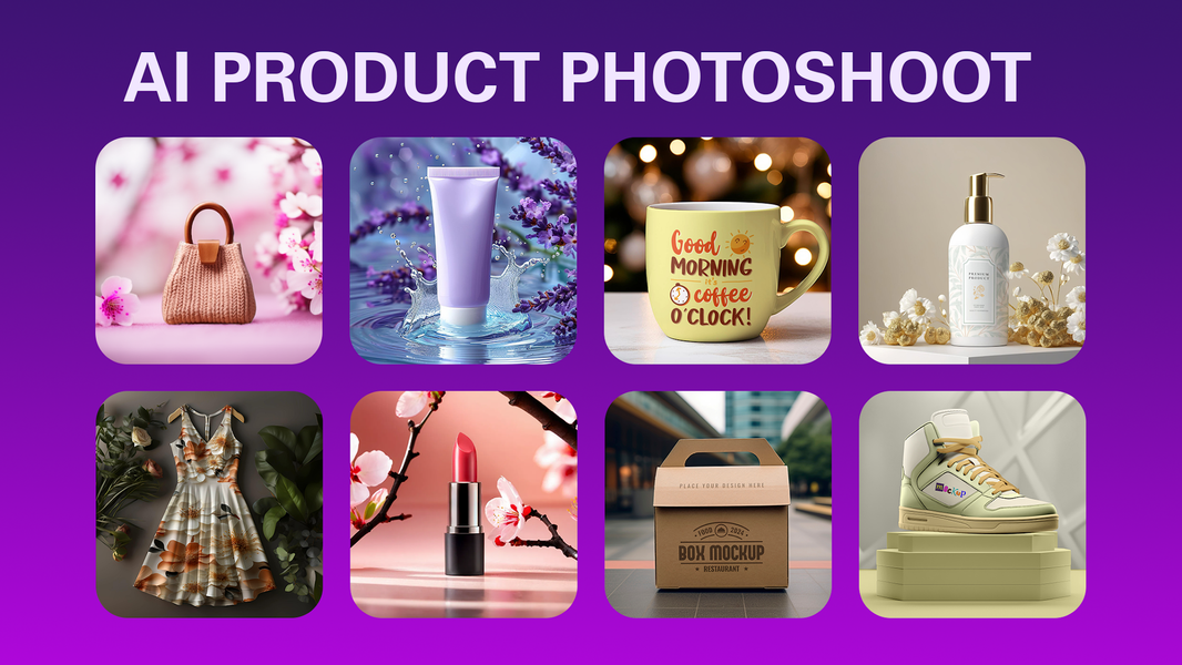 Product photo editor AI mockup - عکس برنامه موبایلی اندروید