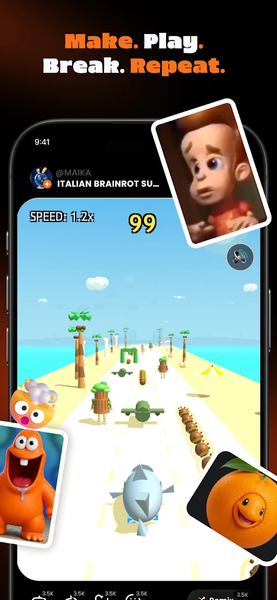 Rezona: AI Game Maker - Image screenshot of android app