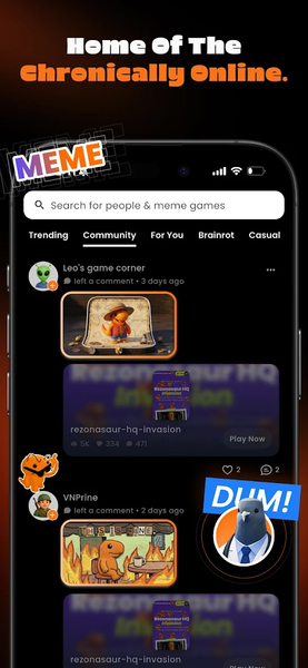 Rezona: AI Game Maker - Image screenshot of android app