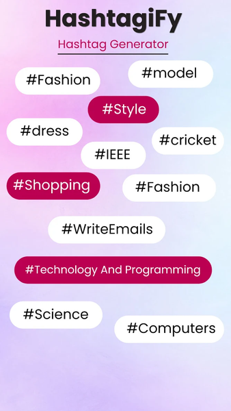 HashtagiFy - Hashtag Generator - Image screenshot of android app