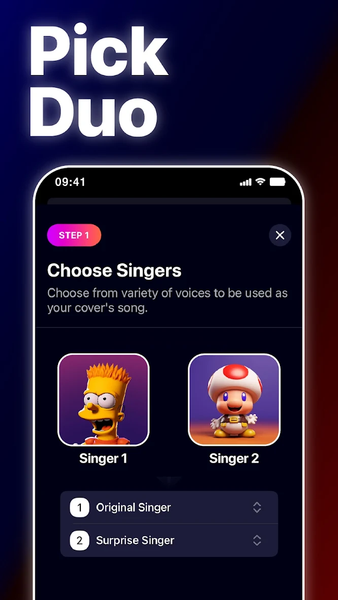 Duet AI - AI Duet Songs - Image screenshot of android app
