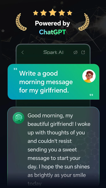 AI Chatbot & AI Writer - Spark - عکس برنامه موبایلی اندروید