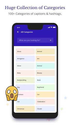 Captions for Instagram Photos & Hashtags - TagWag - Image screenshot of android app