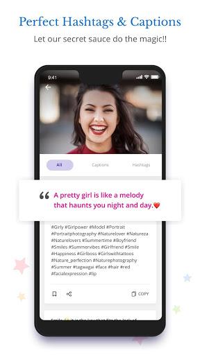 Captions for Instagram Photos & Hashtags - TagWag - Image screenshot of android app
