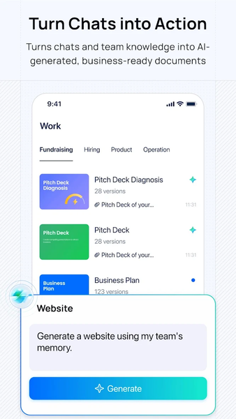 Tanka AI Agents for Founders - Image screenshot of android app