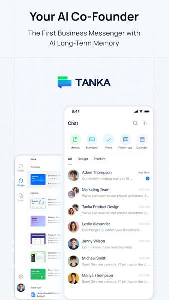 Tanka AI Agents for Founders - Image screenshot of android app