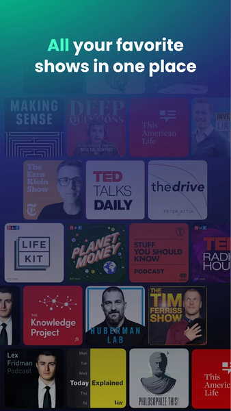 Snipd | AI Podcast Player - Image screenshot of android app