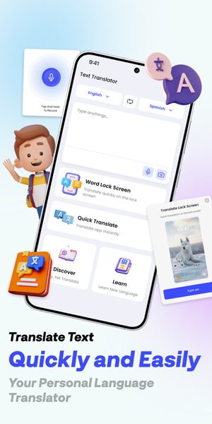 AI Translate Voice Translator - عکس برنامه موبایلی اندروید