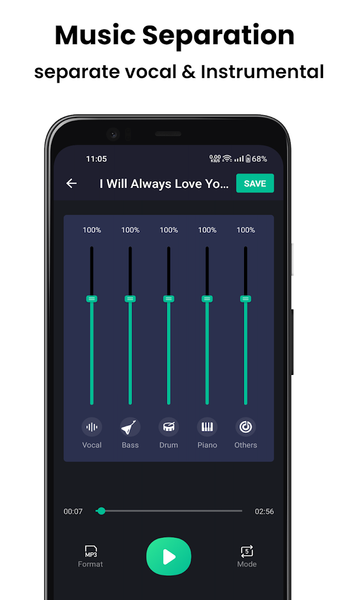 Vocal Remover & Karaoke Maker - Image screenshot of android app