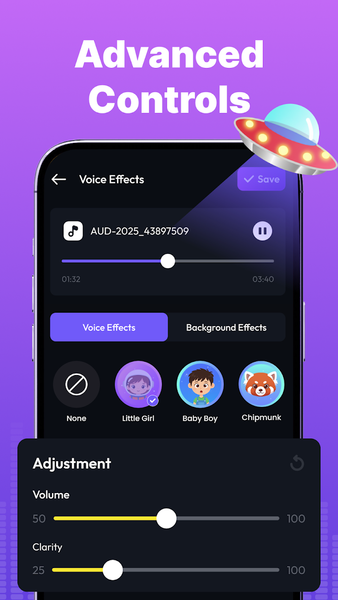 Voice Changer: AI Sound Effect - عکس برنامه موبایلی اندروید