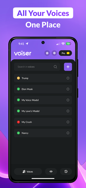 AI Voice Clone Voice Generator - Image screenshot of android app