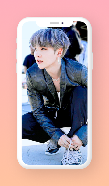 Suga Wallpaper HD 4K 2023 - Image screenshot of android app