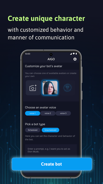 AiGo - Chat with AI Girlfriend - Image screenshot of android app