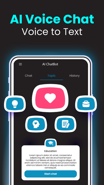 VoxyBot: AI Assistant Chatbot - عکس برنامه موبایلی اندروید