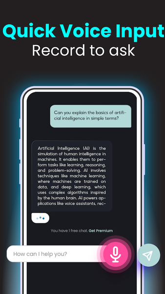 VoxyBot: AI Assistant Chatbot - عکس برنامه موبایلی اندروید
