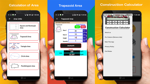 Construction Calculator (Concrete, Steel, Bricks) - عکس برنامه موبایلی اندروید