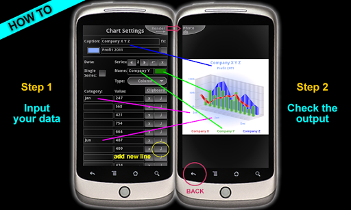 ۳D Charts - عکس برنامه موبایلی اندروید