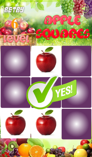 Apple Squares - Flash & Focus - Gameplay image of android game