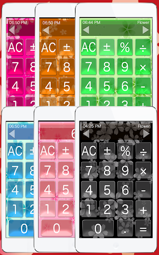 Calculator Flowers - عکس برنامه موبایلی اندروید