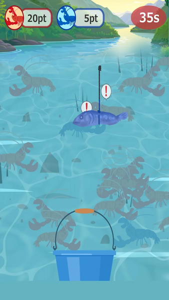 Crayfish fishing - عکس بازی موبایلی اندروید