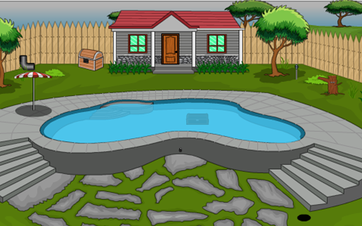 Escape Games-Backyard House - عکس بازی موبایلی اندروید