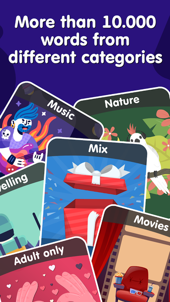 Hands Up: ForeHead Charades! - Gameplay image of android game