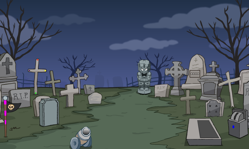 Cemetery Treasure Escape - Gameplay image of android game