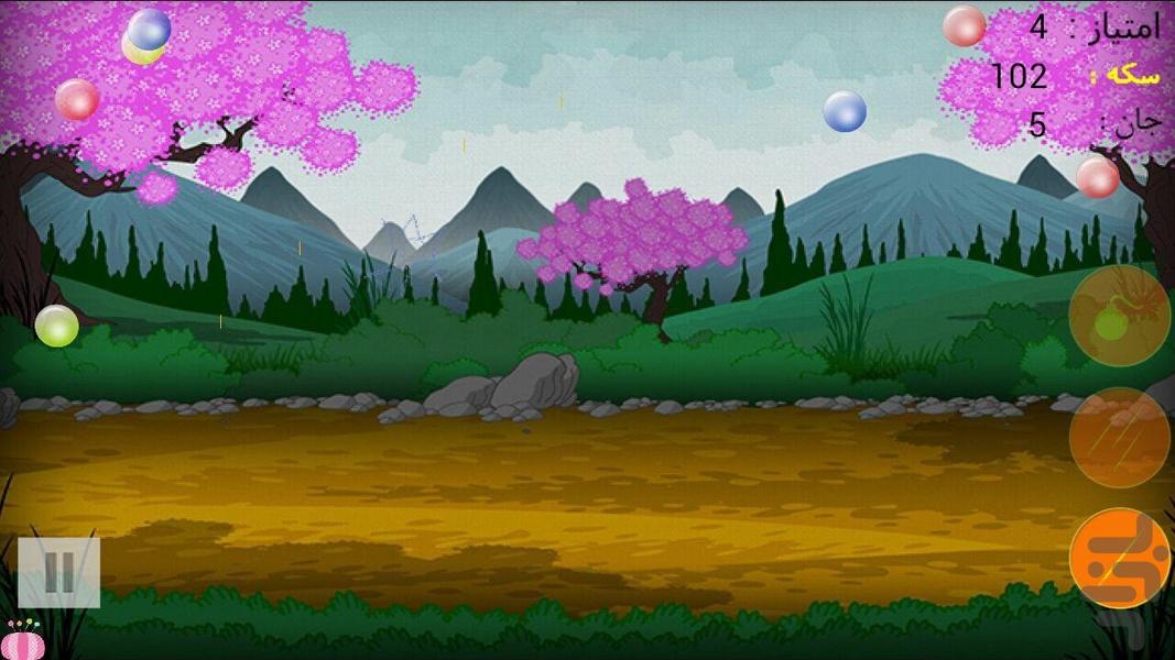 شلیک و حباب بازی پر هیجان - عکس بازی موبایلی اندروید