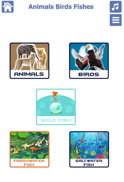 Animals Birds Fishes - Image screenshot of android app