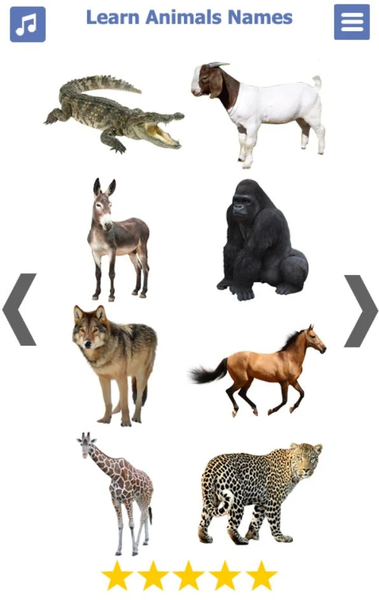 Learn Animals Names & Sounds - Image screenshot of android app
