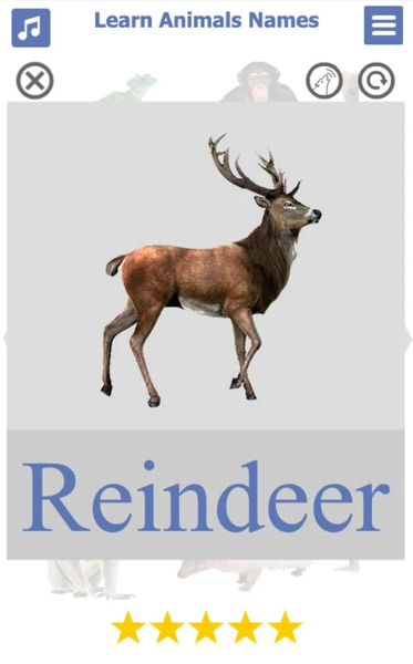 Learn Animals Names & Sounds - Image screenshot of android app